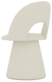 Кремав тапициран трапезен стол Kalo – Makamii