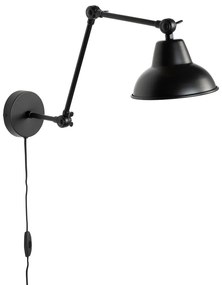 Черна стенна лампа Xavi – White Label