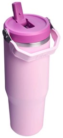 Розов термос от неръждаема стомана 890 ml IceFlow™ Flip Straw 2.0 Tumbler Cherry Blossom – Stanley