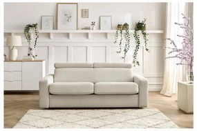 Кремав разтегателен диван 215 cm Monaco – Bobochic Paris