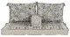 Градинско кресло DKD Home Decor 155 x 76 x 65 cm 150 x 76 x 20 cm Бежов Син