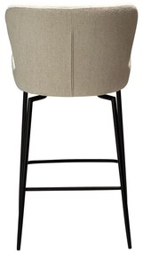 Кремав тапициран бар стол (височина на седалката 67,5 cm) Glam – DAN-FORM Denmark