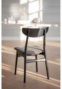 Черни трапезни столове в комплект от 2 броя Rodham - Rowico