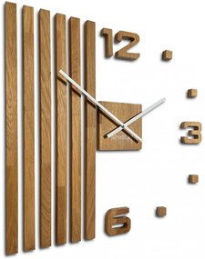 Уникален дървен стенен часовник