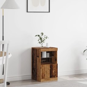 Sonata H Скат на LED светлини от старо дърво 41x37x67 см
