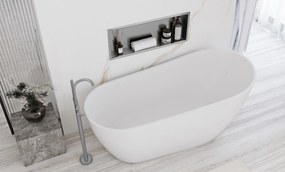 Вграден рафт за баня  30x60 steel brush