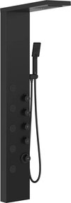Mexen Lando панел за душ, черен - 7611-04-70