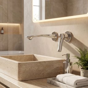 Смесител за мивка за вграждане REA VISION Chrome + BOX