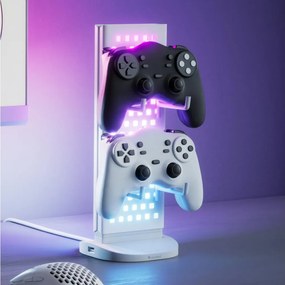 Nanoleaf NL7602K0001A023-LED RGBIC настолна зарядна станция с димер 2700-6500K 5V бяла