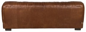 Кафяв кожен диван 214 cm Douglas – Dutchbone