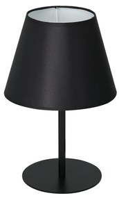 Настолна лампа ARDEN 1xE27/60W/230V Ø 20 см черна/бяла