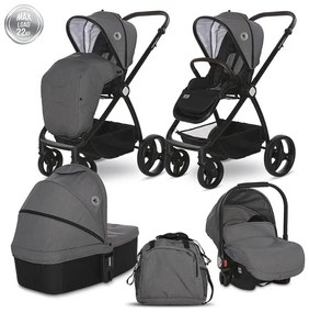 Бебешка количка 3в1 INFINITY LORELLI - GLACIER Grey