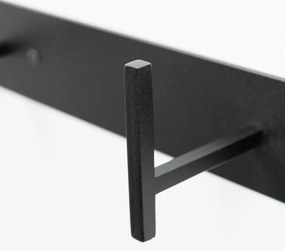 Черна метална стенна закачалка Chapman - Spinder Design