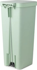 Кош за боклук с педал Brabantia StepUp 1005558, 40 л, Екологични материали, Голям отвор, Светлозелен
