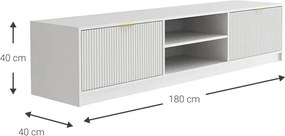 ТВ шкаф Allegro plus-Бял