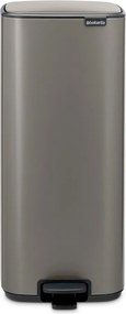Сиво стоманено кошче за боклук с педал 30 l Bo – Brabantia