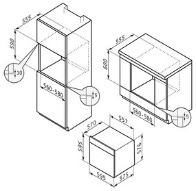 Вградена фурна Pyramis PO78094010EBLM
