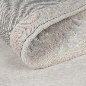 Сиво-бежов ръчно изработен килим със смес от вълна 160x230 cm Sloane – Flair Rugs