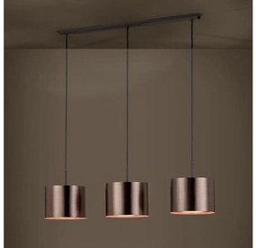 Eglo 39357 - Пендел SAGANTO 1 3xE27/60W/230V меден