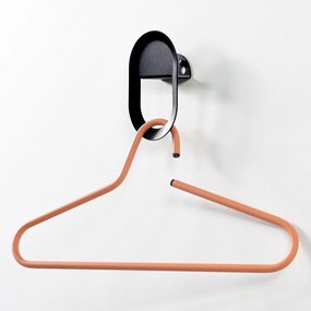Черна стенна стоманена кука Coucou – Spinder Design