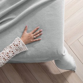 Светлосиво покривало за легло от шенил 220x240 cm Talo – Filumi