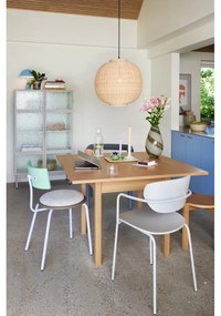 Светлосиви трапезни столове в комплект от 4 бр. Arch – Hübsch