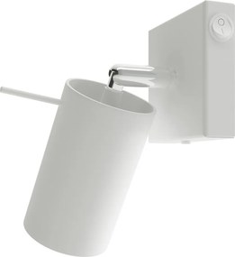 Бял метален прожектор ø 6 cm Etna – Sollux