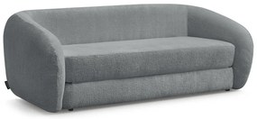 Тъмносив шенилов сгъваем диван 228 cm Neyo – Bobochic Paris