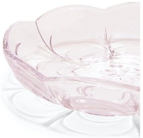 Светлорозови десертни стъклени чинии в комплект от 2 броя ø 16 см Lily - Holmegaard