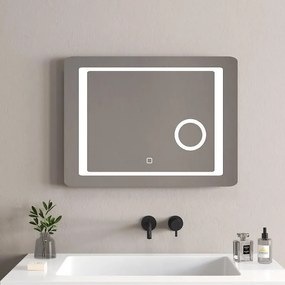 LED огледало за баня, 80x60см, Inter Ceramic, ICL 1596