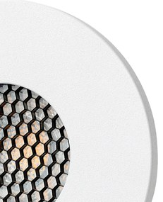 Комплект от 6 модерни вградени спота за баня бели IP54 - Shed Honey