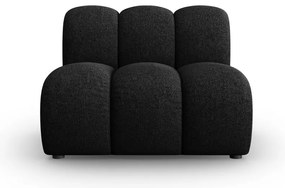 Черно-антрацитен модулен диван (среден модул) Lupine – Micadoni Home
