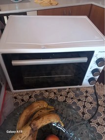 Втора ръка: Малка готварска фурна Foreti EO 3600 W, 1400 W, 36 л, Термостат, Таймер, Емайл, Бял