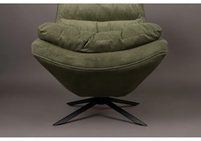 Зелено кадифено кресло Vince - Dutchbone