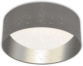 Briloner 3482014 - LED таванно осветление STARRY LED/12W/230V сиво/сребристо