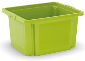 Зелена пластмасова кутия за съхранение 42x35x23 cm H-Box S – KIS