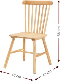 Кухненски стол Chester-Сонома (4) парчета