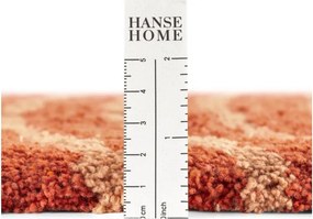 Теракотен памучен детски килим подходящ за пране/ръчно изработен 75x120 cm Snuggle Elodie – Hanse Home