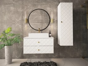 Вертикален шкаф за баня Gatreto plus-Leuko