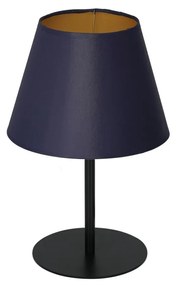 Настолна лампа ARDEN 1xE27/60W/230V Ø 20 см лилава/златиста