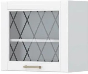 Висящ шкаф Tahoma V5-60-1KS with Витрина-White matte