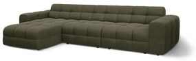 Зелен ъглов диван (ляв ъгъл) Kendal – Micadoni