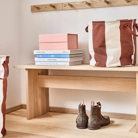Кафяв текстилен кош за пране Kara – OYOY Living Design