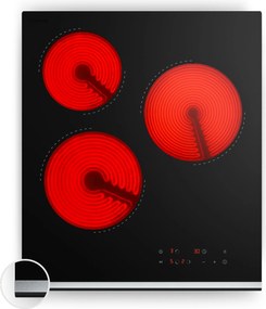 Klarstein Керамичен плот Verosteel | Минималистичен, мощен | 3 зони| 5000  W | 45  см