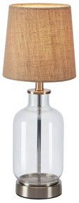 Настолна лампа в естествен цвят с абажур от юта (височина 43 cm) Costero - Markslöjd