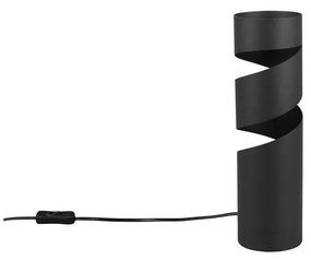 Черна настолна лампа (височина 35 cm) Stream – Trio