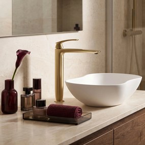 Смесител за мивка PREMIUM Rea Como Brush Gold High