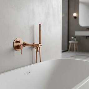 Смесител за вана Rea Lungo Brush Copper + Box