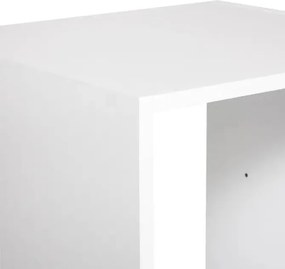 Рафт 5five Mix'n Modul, 4 отделения, MDF, 35x32x134 cm - Сив