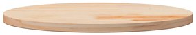 813647 vidaXL Плот за маса, Ø60x2,5 см, бор масив